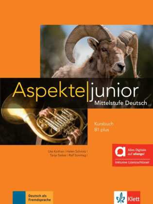 Aspekte junior B1 Plus - Kursbuch mit Audios inklusive Lizenzschlüssel allango