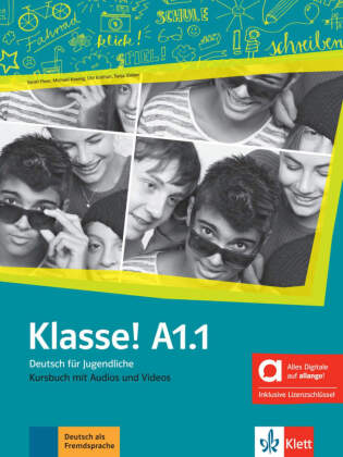 Klasse! A1/1 - Kursbuch mit Audios und Videos inklusive Lizenzschlüssel allango (24 Monate)