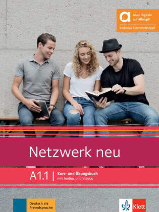 Netzwerk neu A1/1 - Kurs- und Übungsbuch mit Audios und Videos inklusive Lizenzschlüssel allango (24 Monate)