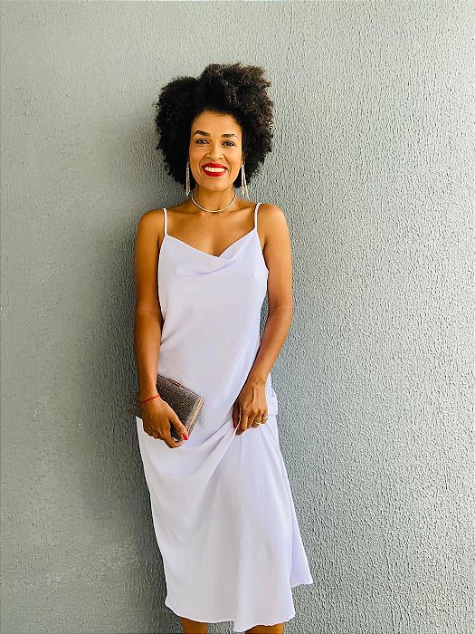 slip dress branco