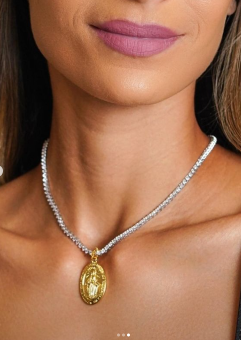 Conjunto Medalha Milagrosa G