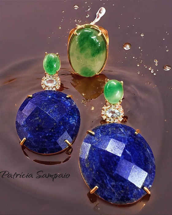 Conjunto Lapis Lazulli