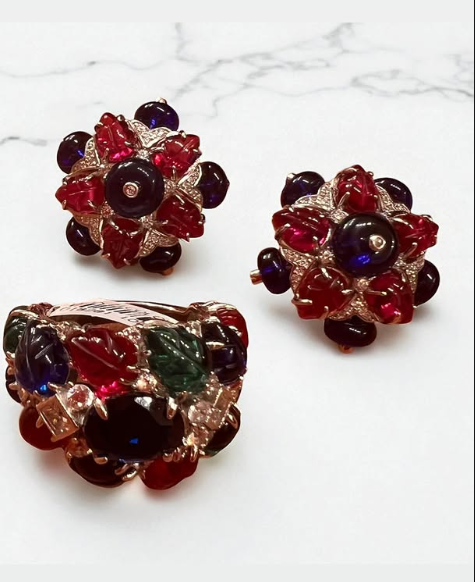 Conjunto Safira Cabochon