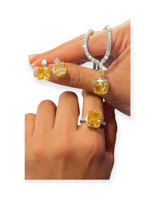 Conjunto yellow Stone Ice Cut