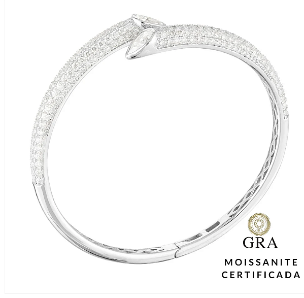 Bracelete Secret Cravejado Glam Moissanite