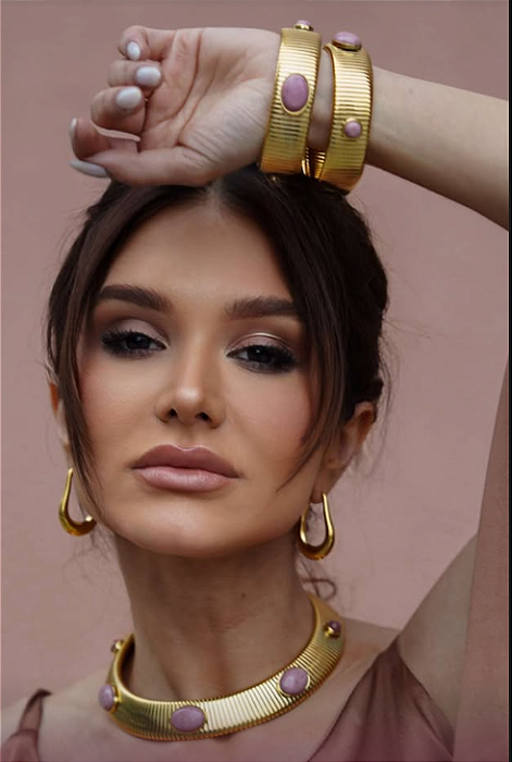 Bracelete Rodocrosita