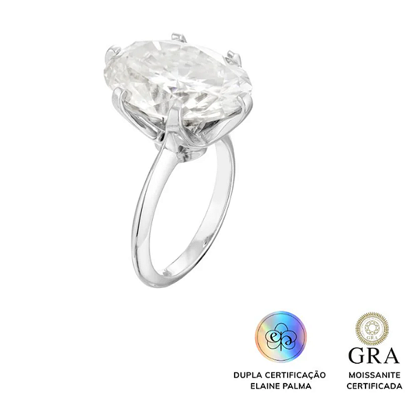 Anel Moissanite Georgina