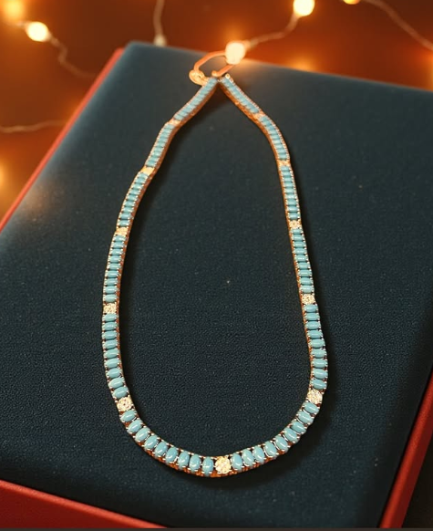 Colar Riviera Turquesa