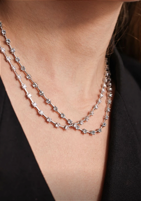 Colar Riviera Fio Faca