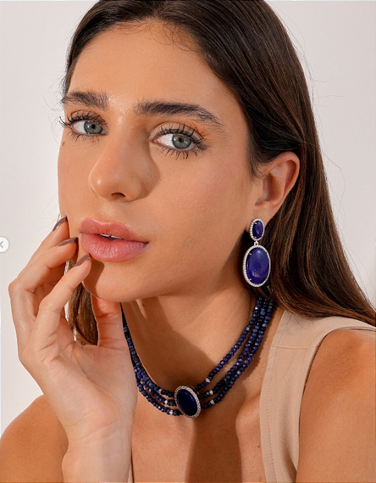 Conjunto Lapis lazulli