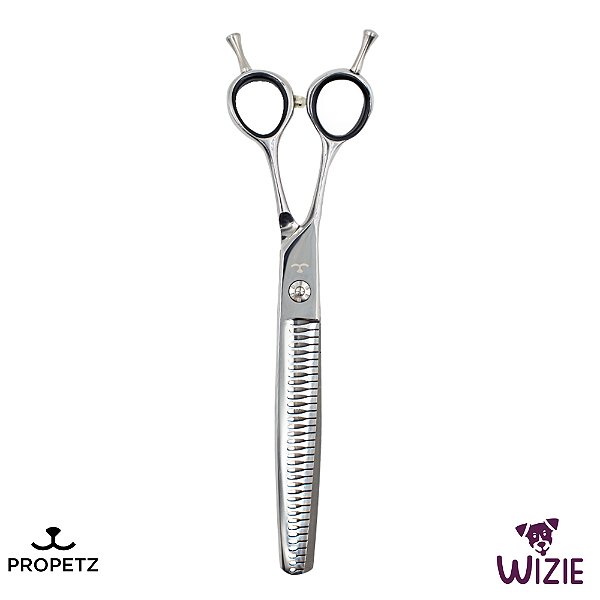 Tesoura CANHOTO Tubarão Chrome 440C 7" Premium