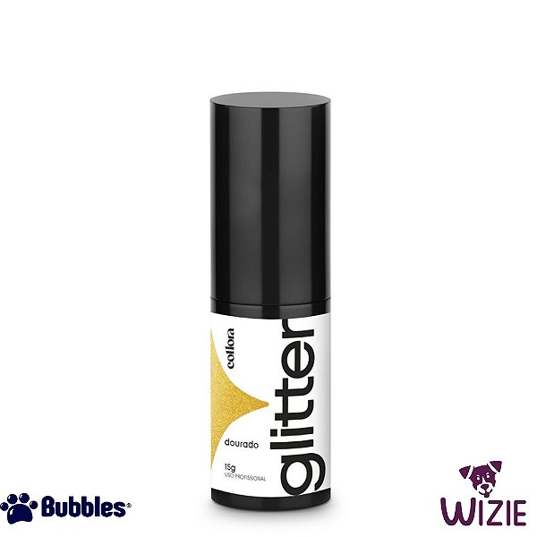 Glitter Pet em Pó Collora - Dourado - 15g