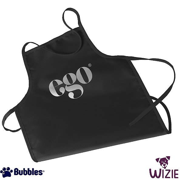 Avental Ego Preto Bubbles