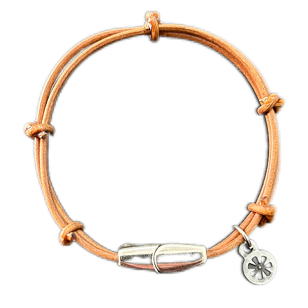 Pulseira Akt Couro - Caramelo