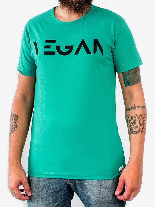 Camiseta Vegan verde 1010