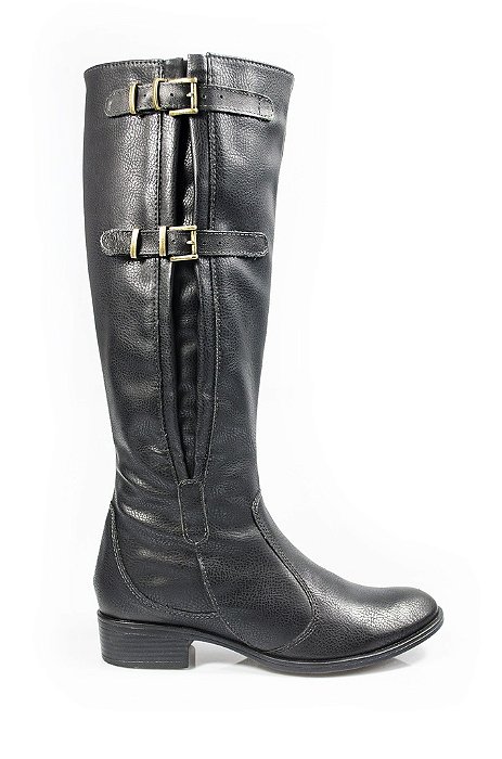 Bota Vegano Shoes Natasha Preta (com regulagem)