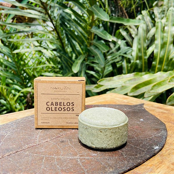 Shampoo Sólido Pastilha - Cabelos Oleosos