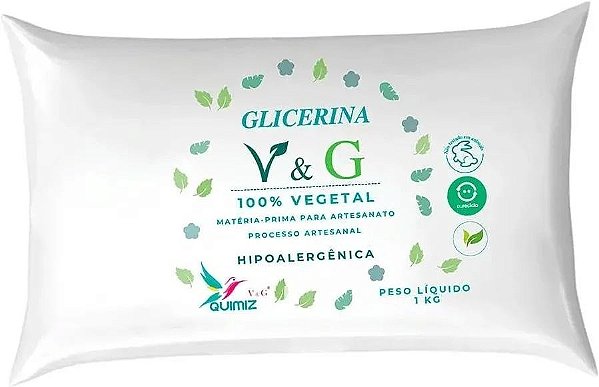 Base Glicerinada V&G 100% Vegetal – Branca ou Transparente