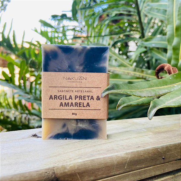 Sabonete de Argila Preta e Amarela