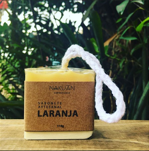 Sabonete de Laranja com Cordão