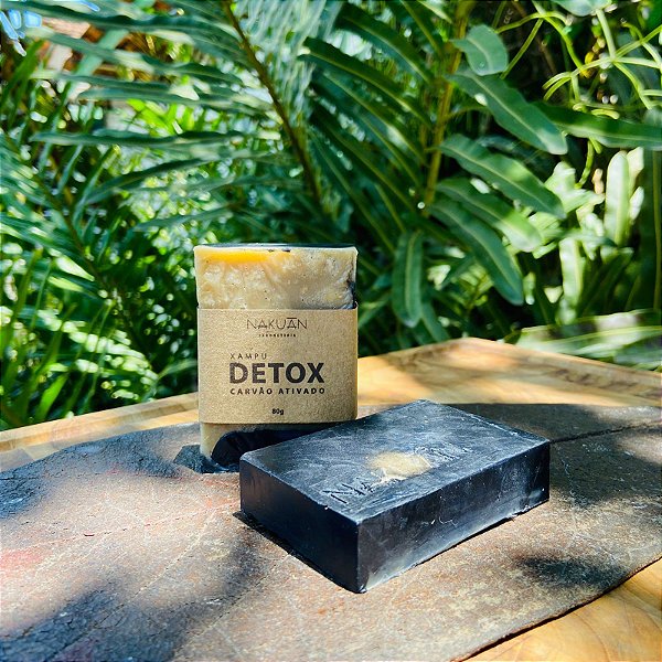Shampoo Sólido Detox de Carvão Ativado