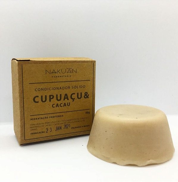 Condicionador Sólido de Cupuaçu e Cacau