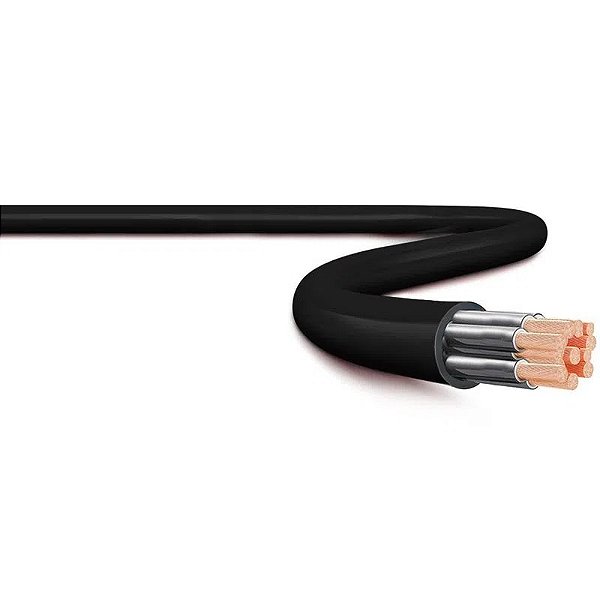 Cabo de comando de 12x1,5mm², isolamento em PVC para 1 KV, NBR 7289