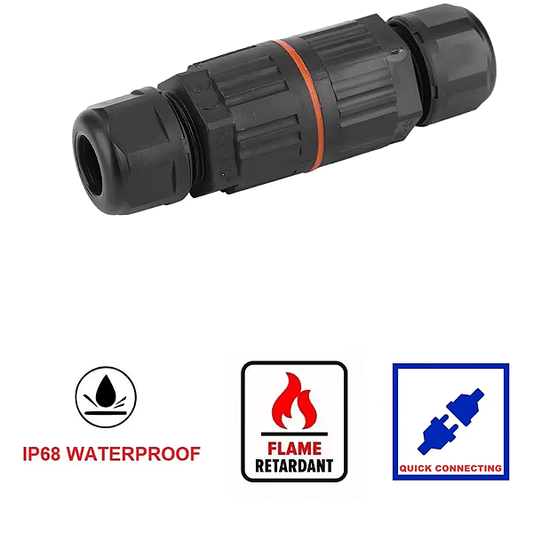 Conector Industrial IP68 à prova d'água