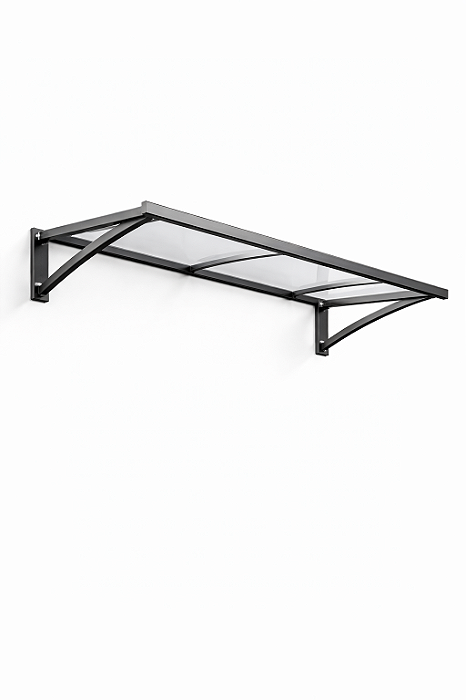 Cobertura metálica leve para fachada