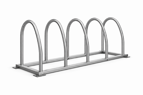 Estrutura metálica para bicicletário