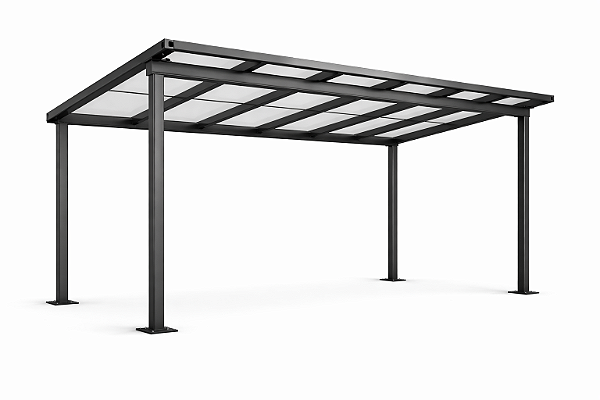 Estrutura metálica para telhado residencial