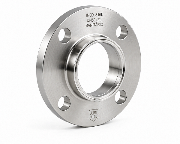 Flange sanitário inox