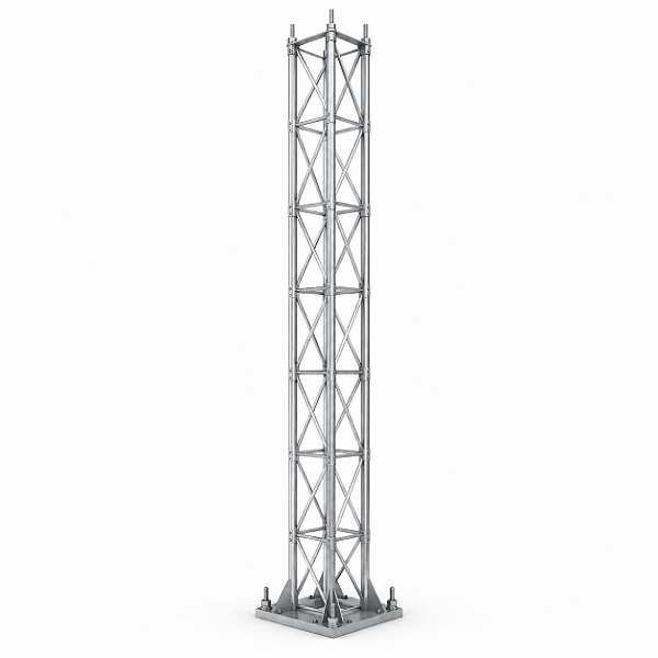 Torre metálica autoportante leve
