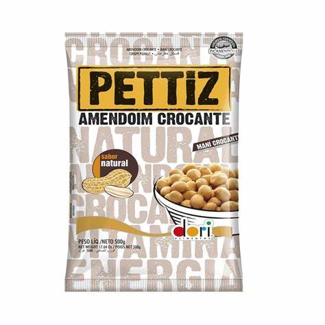 AMENDOIM PETTIZ CROCANTE PIMENTA 500GR