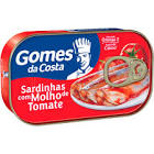 SARDINHA GOMES DA COSTA MOLHO TOMATE 125GR