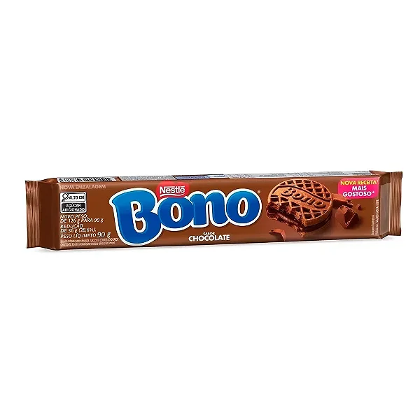 BISCOITO NESTLE BONO RECH CHOCOLATE 90GR