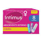 ABSORVENTE INTIMUS GEL INTERNO MEDIO 8UN