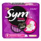 ABSORVENTE SYM NORMAL SUAVE C/ABAS ROXO 8UN