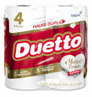 PAPEL HIGIENICO FD DUETTO PERFUMADO 4X30MT