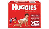 FRALDA HUGGIES SUPREME CARE PACOTAO GD 1X20UN