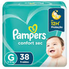 FRALDA PAMPERS CONFORTSEC MEGA GD 38UN