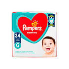 FRALDA PAMPERS SUPERSEC MEGA GD 34UN