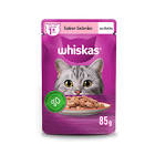 ALIMENTO P/GATOS WHISKAS SACHE AD SALMAO 85GR