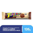 BISCOITO RECHEADO TRAKINAS MEIO CHOC BRANCO 126GR