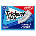 CHICLETE TRIDENT MAX HORTELA FRESCA