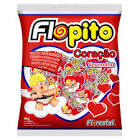 PIRULITO FLOPITO CORACAO VERMELHO PCT PLAST 500GR