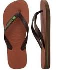 HAVAIANA BRASIL LOGO FERRUGEM CAFE 43/4