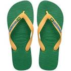 HAVAIANA BRASIL LOGO VERDE AMARELO 41/2