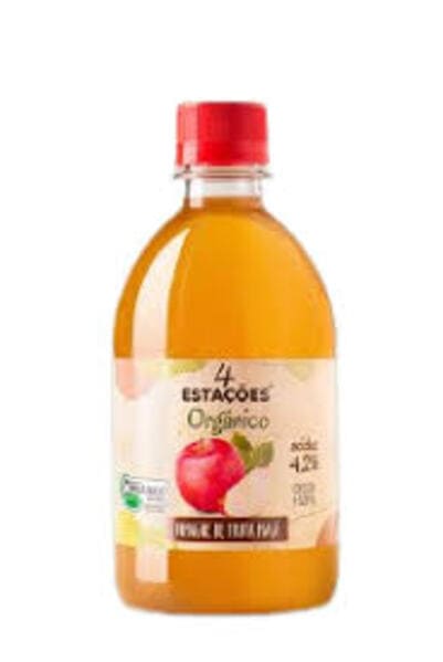 VINAGRE DA FRUTA MACA ORGANICO 4,2% AZEO 450ML
