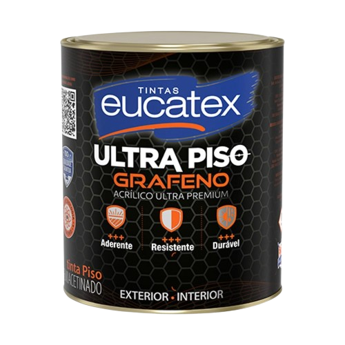 Tinta Acrilica Ultra Piso Premium Grafeno 1/4 900ML